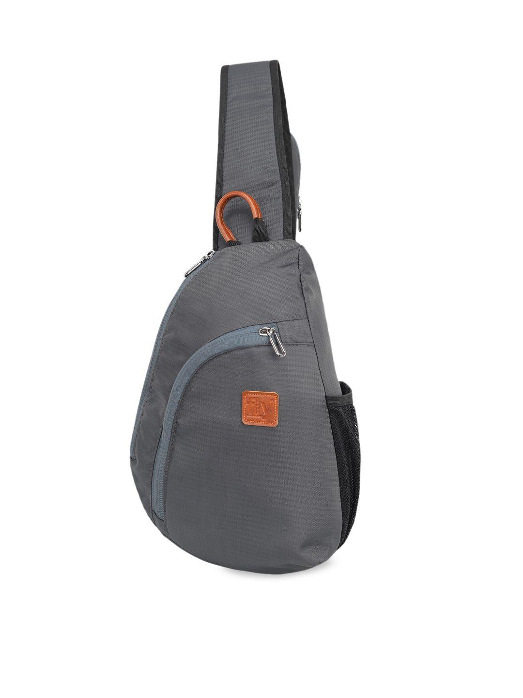 fly fashion unisex grey solid backpack