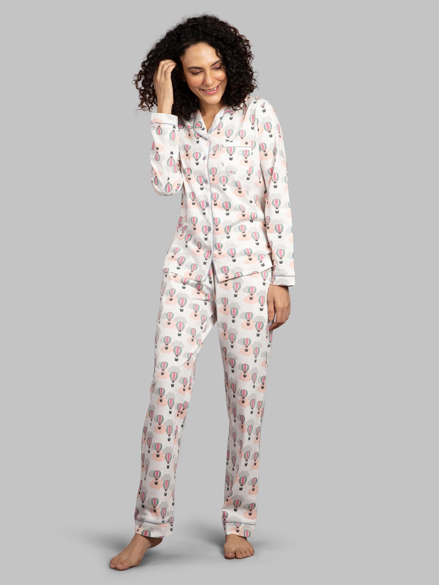 fly high pyjama set - off white