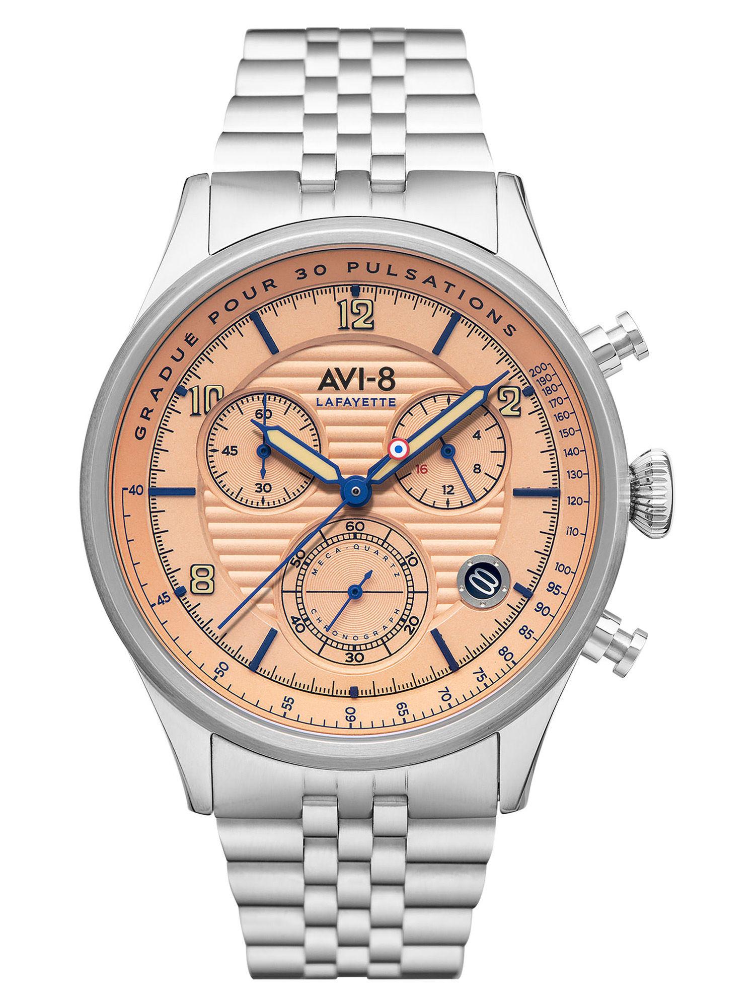 flyboy chronograph date analog 0 dial men watch - av-4076-44