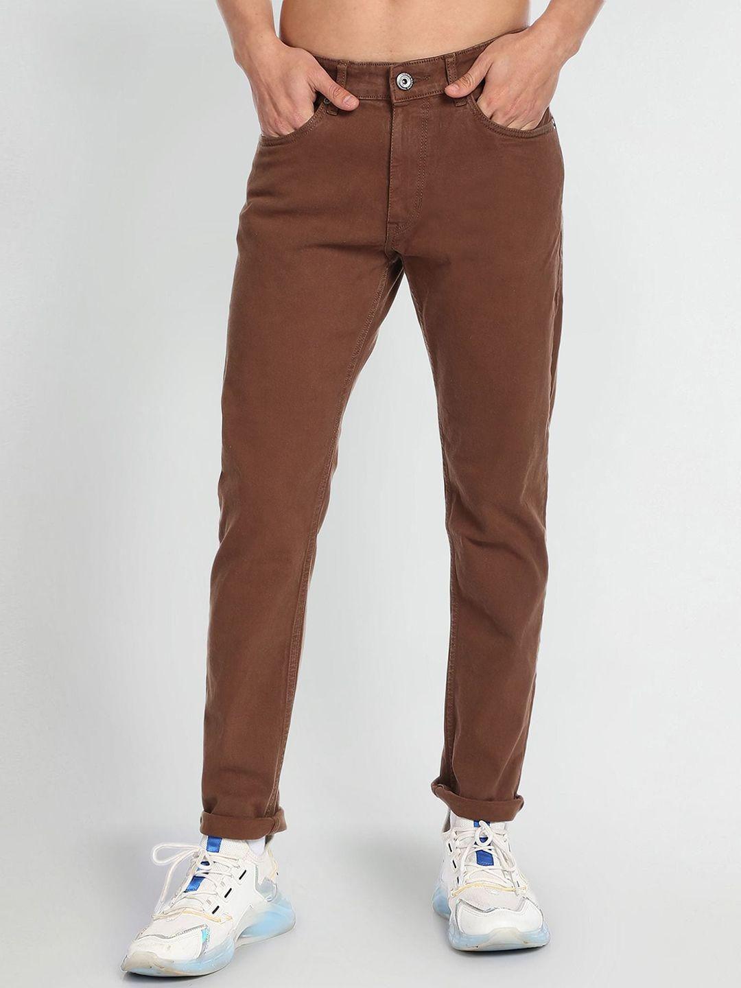 flying machine men coloured slim fit mid-rise jeans