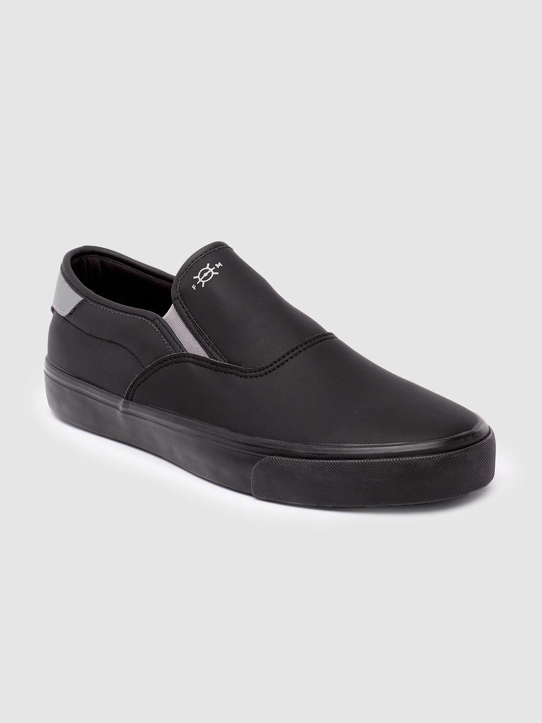 flying machine men solid slip-on sneakers