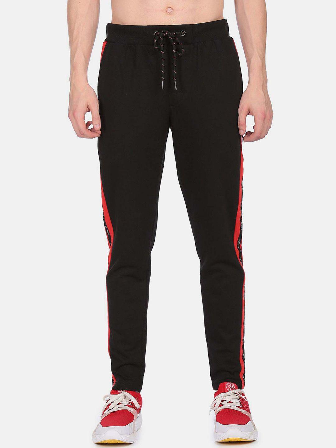flying machine men mid-rise straight-fit outdoor track pants