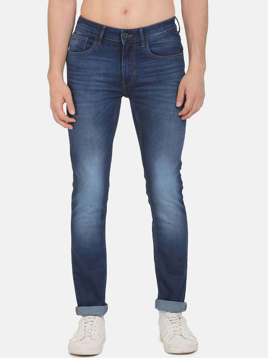 flying machine men tapered fit heavy fade jeans