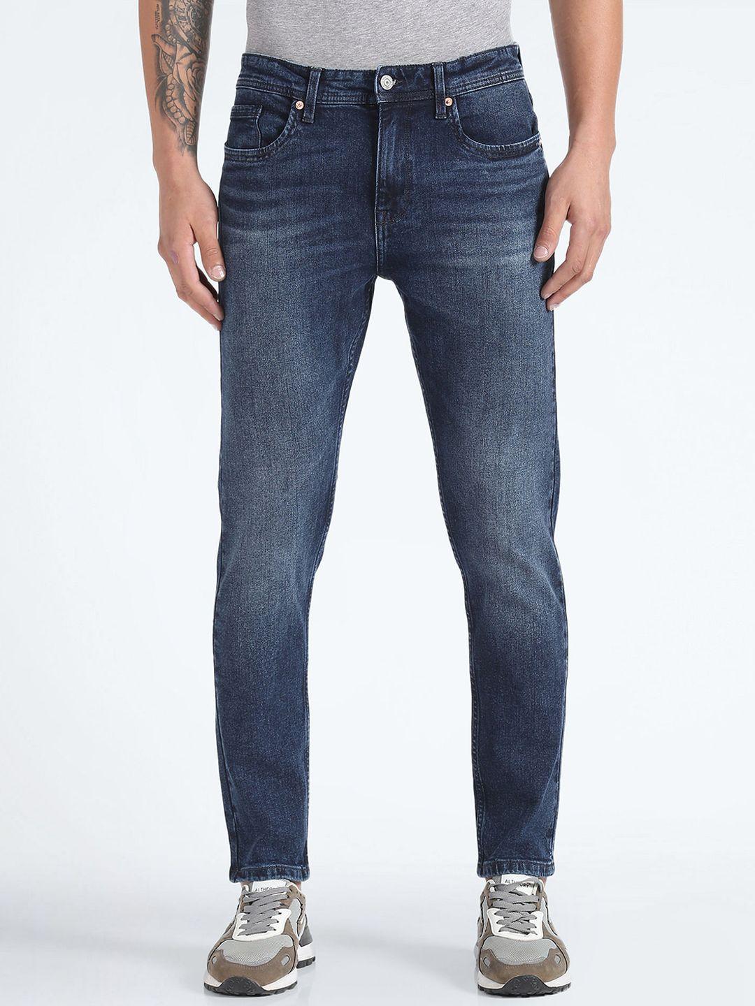 flying machine men tapered fit light fade stretchable jeans