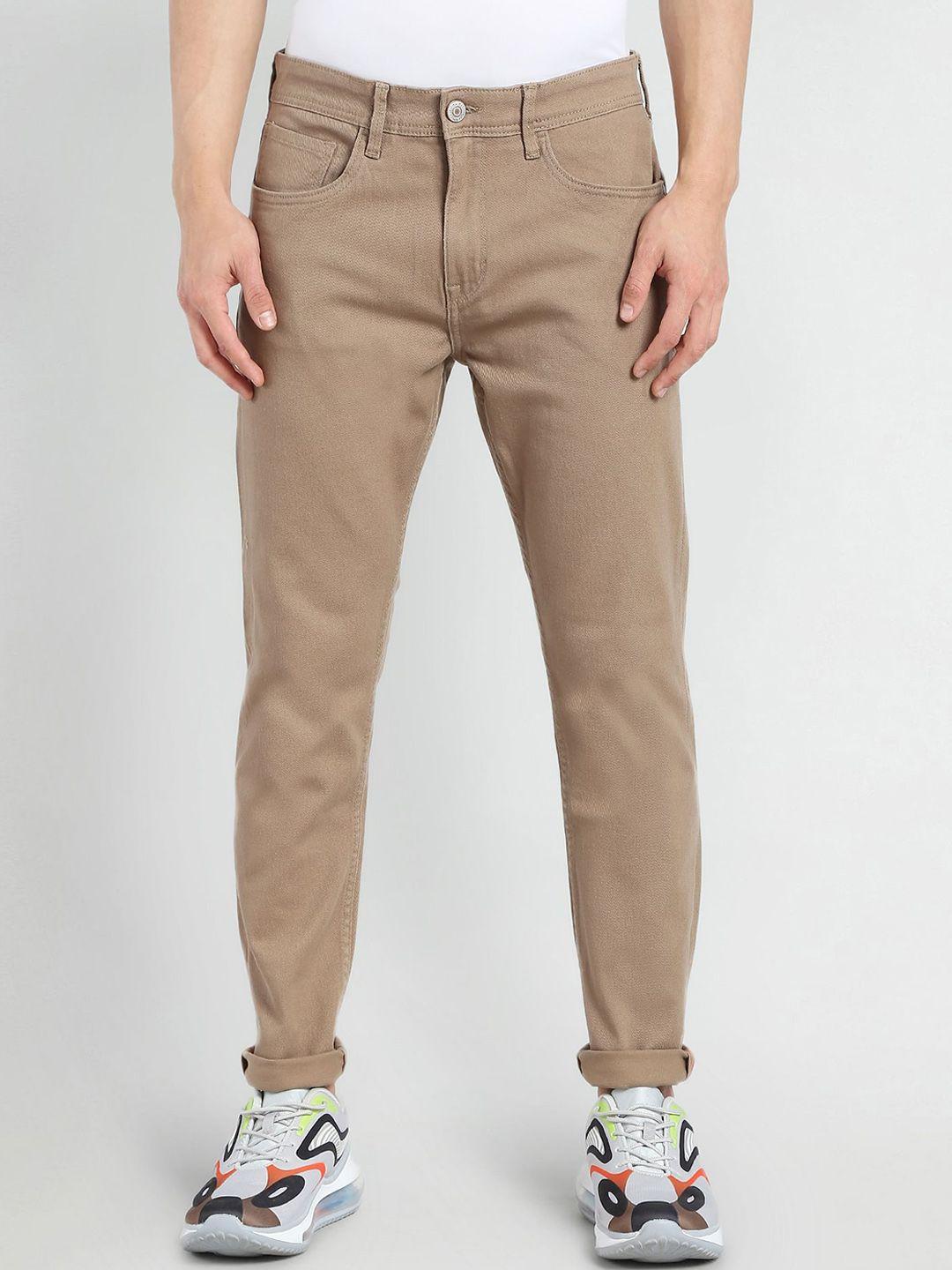 flying machine men tapered fit mid-rise chinos