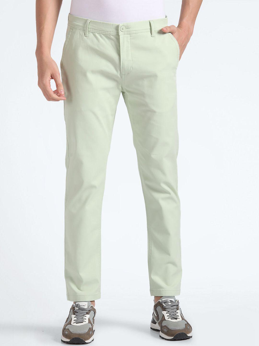 flying machine men tapered fit mid-rise chinos