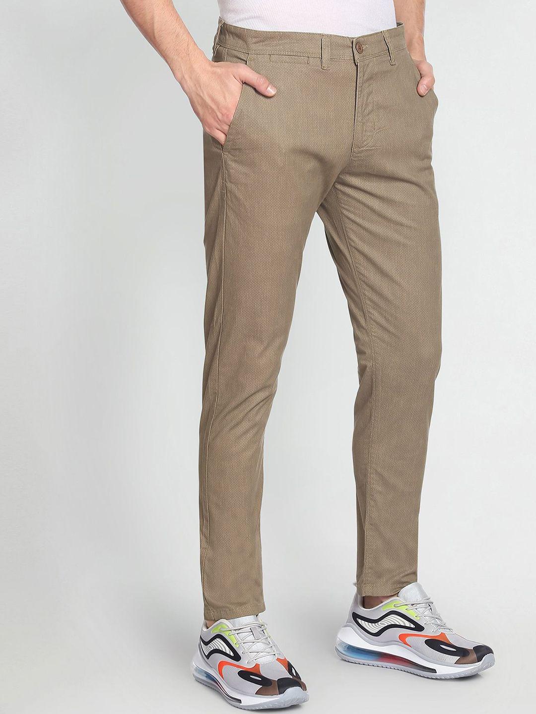 flying machine mid rise super slim trousers