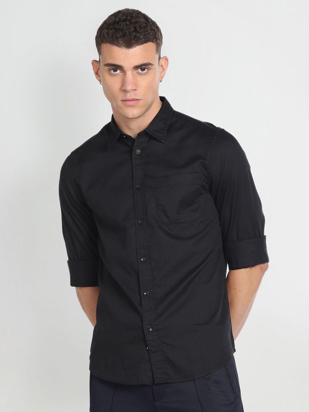 flying machine slim fit pure cotton casual shirt