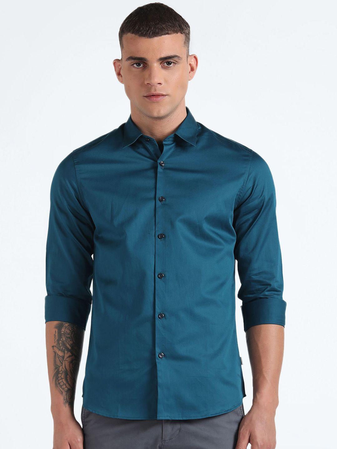 flying machine slim fit pure cotton casual shirt