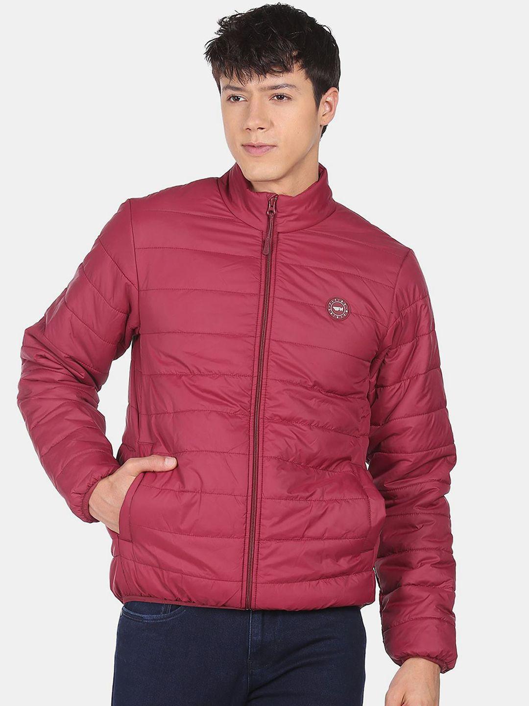 flying machine striped padded jacket