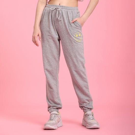 flying machine women heathered joggers