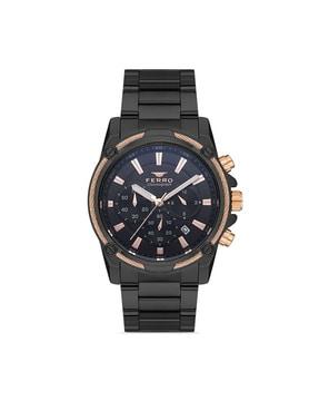 fm11300a-r water-resistant chronograph watch