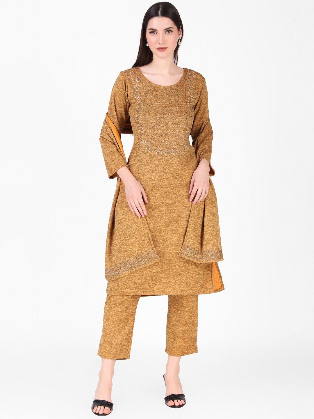 fnocks women kurta with trousers & dupatta