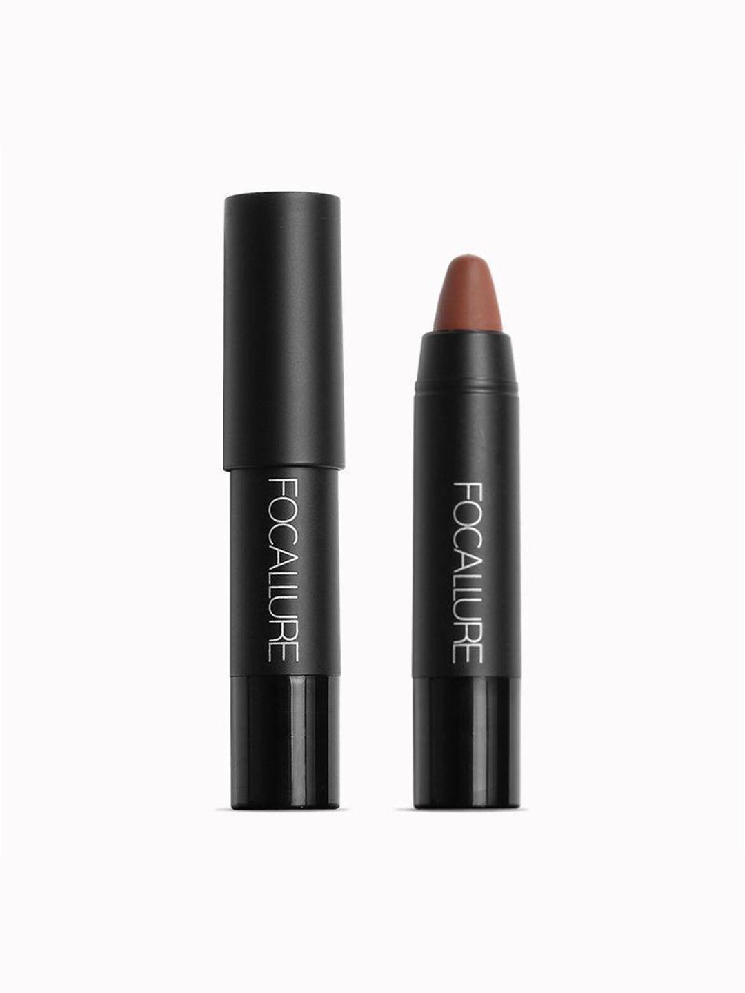 focallure matte lips crayon enriched with vitamin e 6 g - rose taupe 9