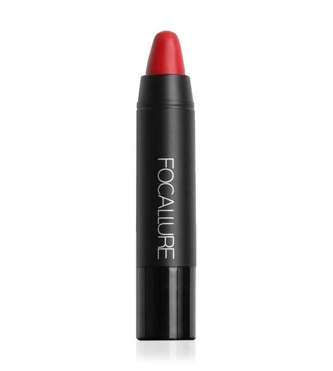focallure matte lips crayon lipstick 1 cardinal - 6 gm