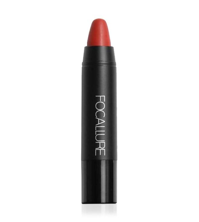 focallure matte lips crayon lipstick 10 auburn - 6 gm