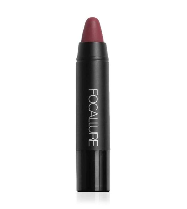 focallure matte lips crayon lipstick 17 studded kiss - 6 gm