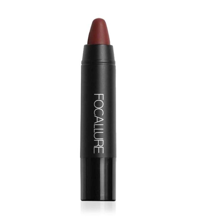 focallure matte lips crayon lipstick 2 smoky topaz - 6 gm