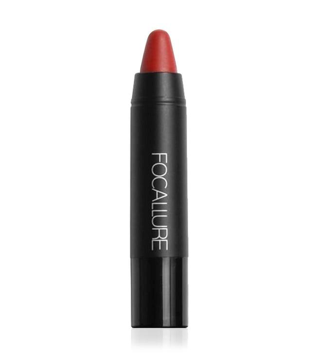 focallure matte lips crayon lipstick 6 crimson - 6 gm