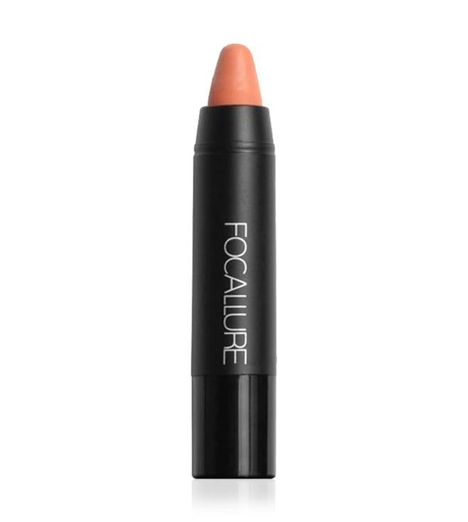 focallure matte lips crayon lipstick 7 coral pink - 6 gm