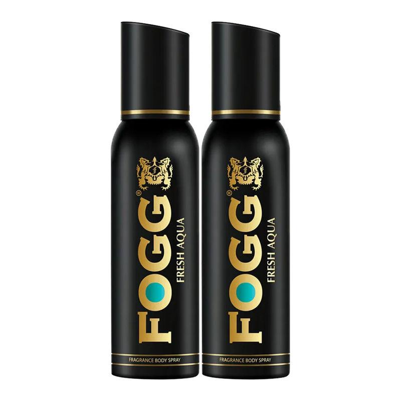 fogg black fresh aqua body spray deodorant for men combo - pack of 2