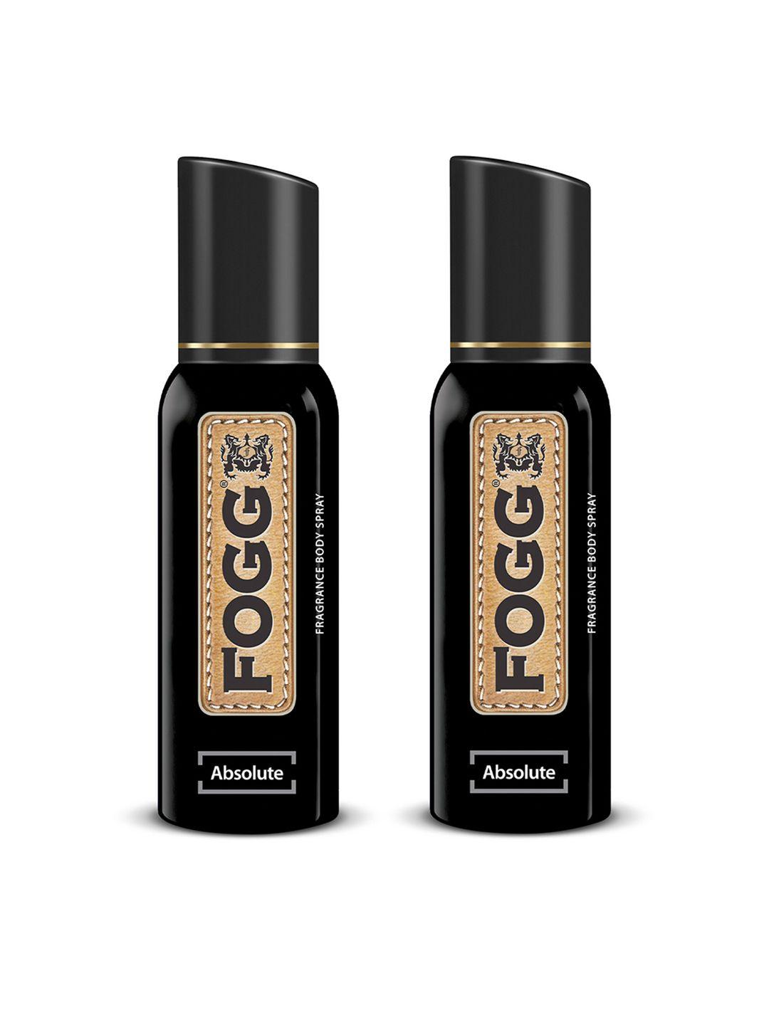 fogg set of 2 absolute fragrance body spray - 150 ml each