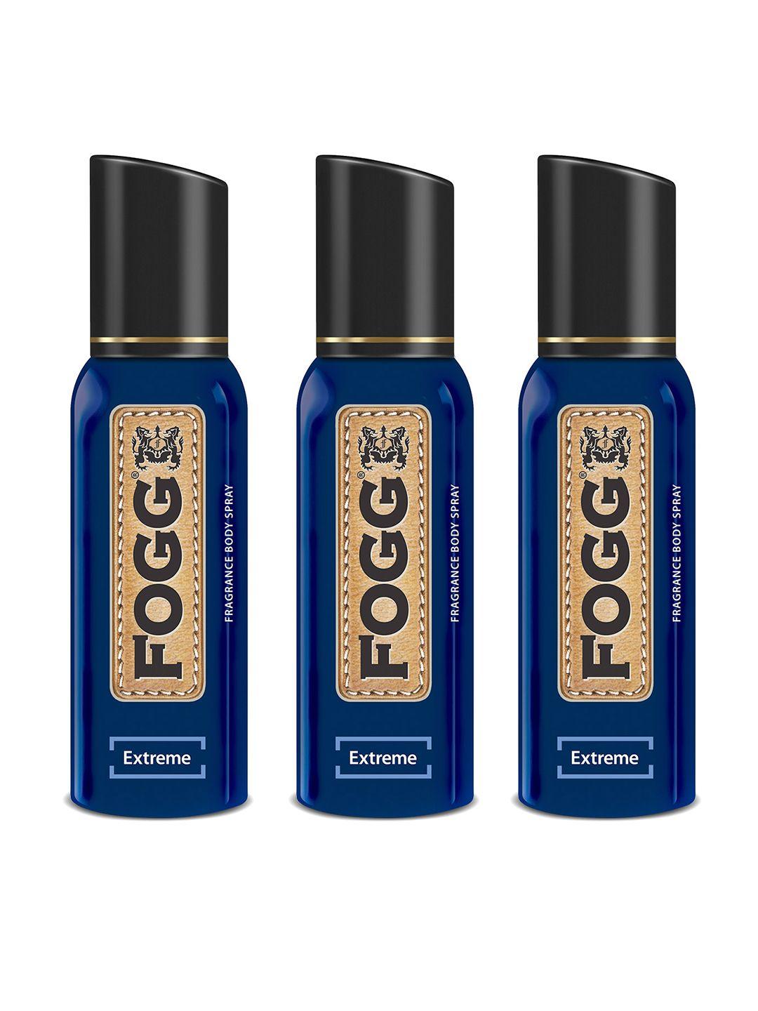 fogg set of 3 extreme fragrance body spray - 150 ml each
