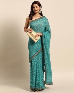 foil print saree