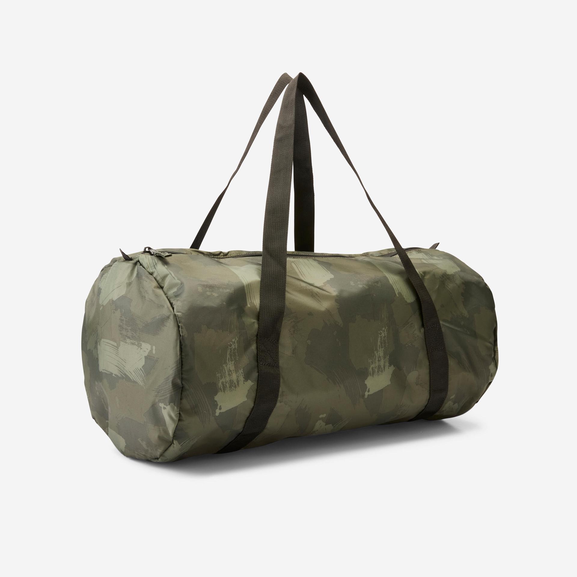 fold-down fitness bag 30l - khaki