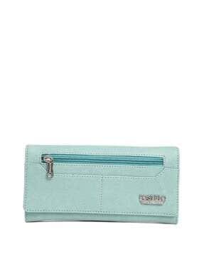foldover clutch with zip closure