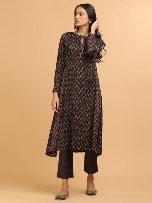folksong by w brown embellished flared kurta
