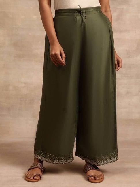 folksong by w green embroidered palazzos