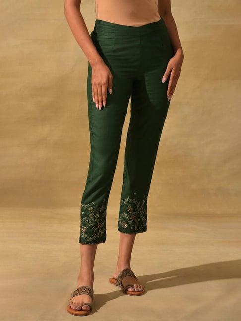 folksong by w green embroidered pants