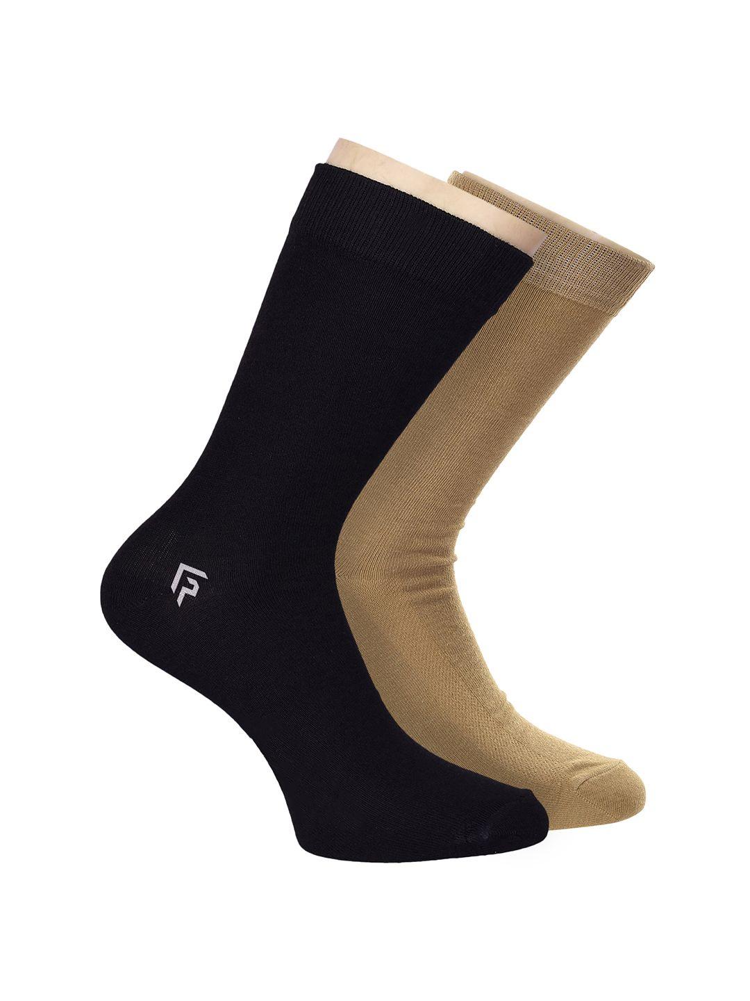 footprints men pack of 2 calf length organic cotton & bamboo socks