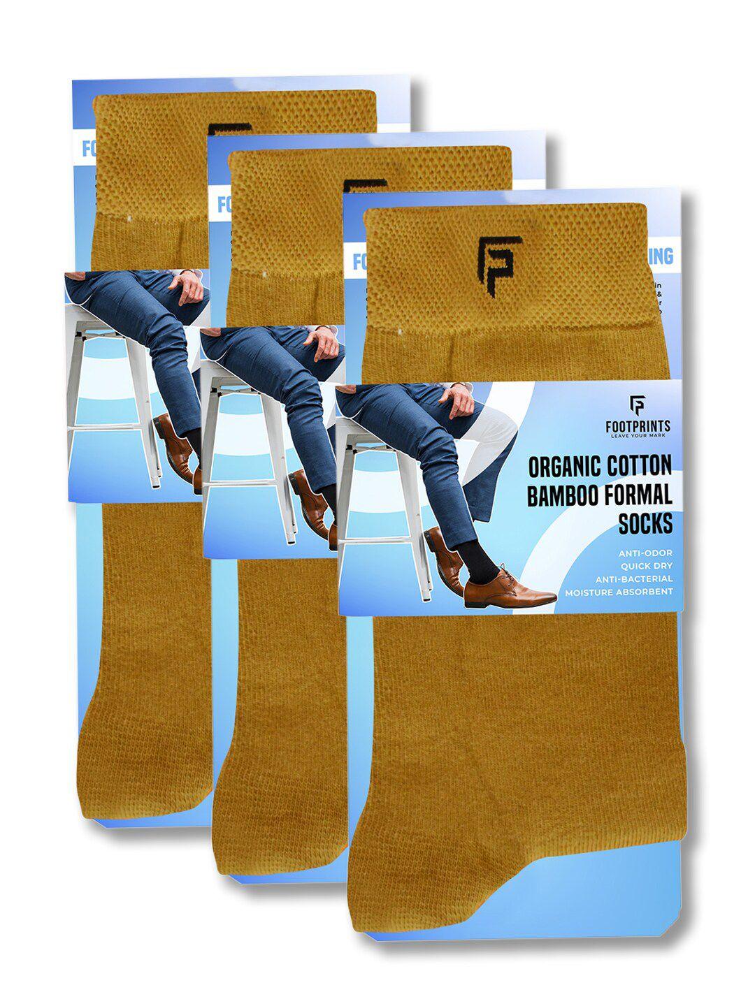 footprints men pack of 3 odour free organic cotton & bamboo socks