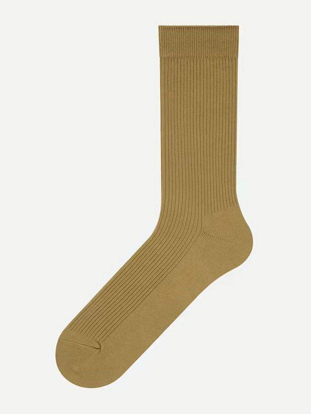 footprints men ribbed calf length socks