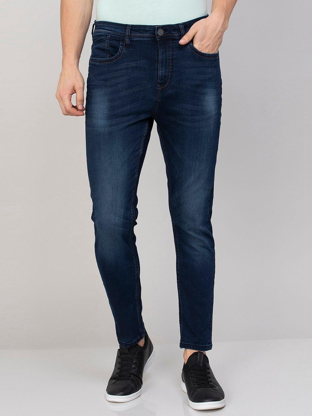forca men mid-rise heavy fade cotton jeans