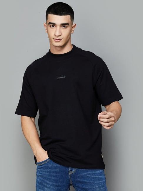 forca by lifestyle black regular fit t-shirts