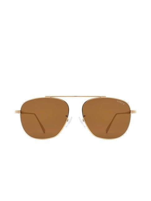 forca by lifestyle brown square sunglasses for men