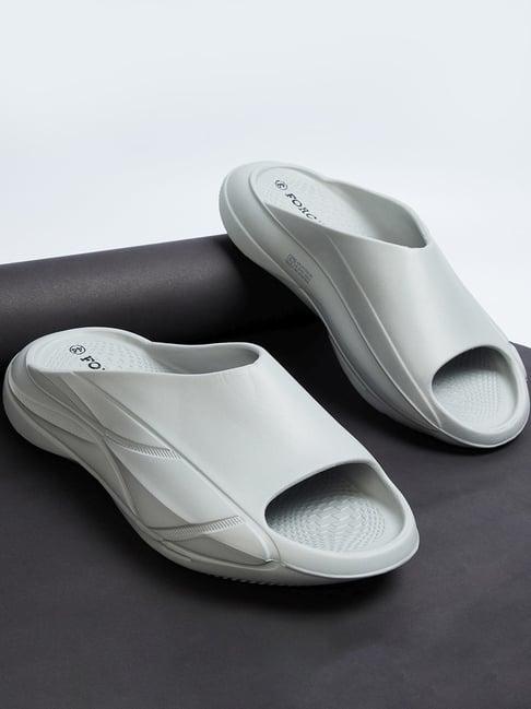 forca by lifestyle men's grey slides