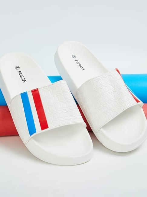 forca by lifestyle men's white slides