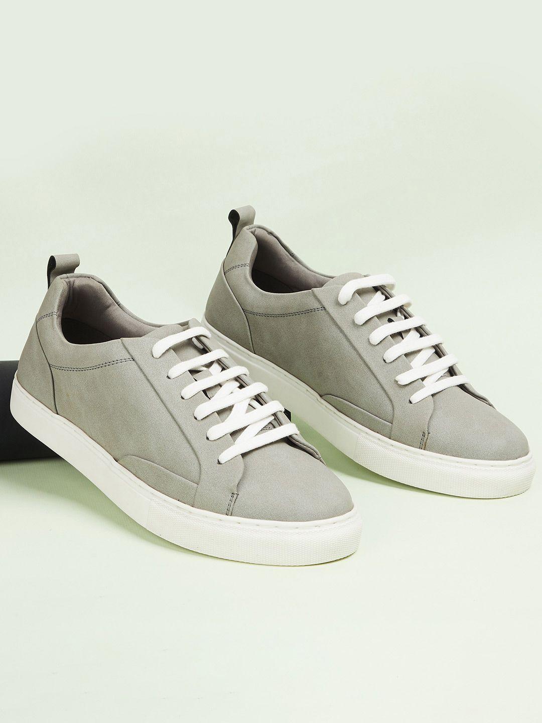forca by lifestyle men grey casual lace-up sneakers