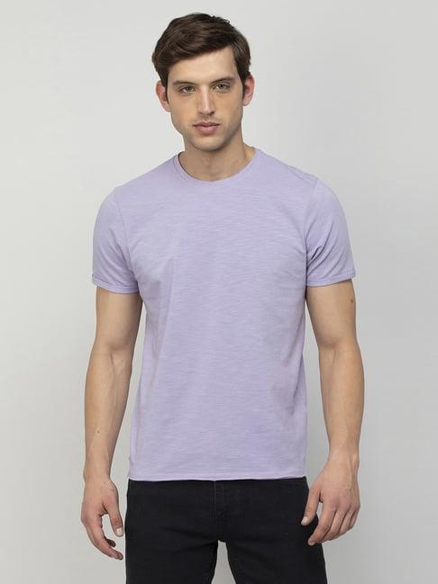forca by lifestyle purple regular fit t-shirt