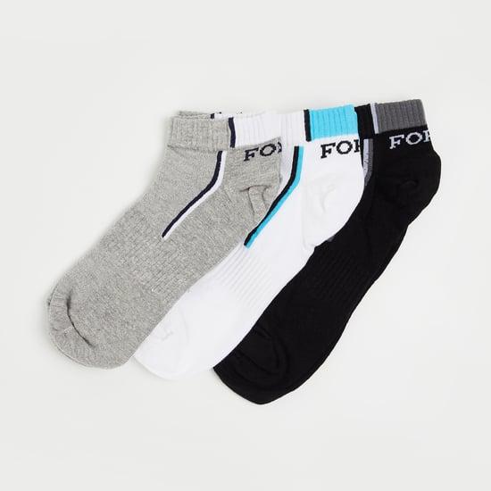 forca men assorted low-ankle socks- pack of 3