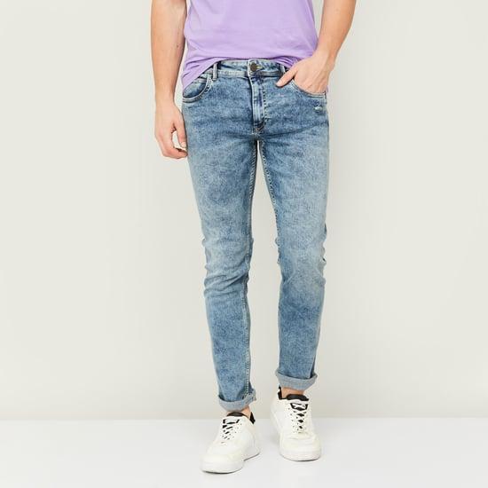 forca men faded skinny fit jeans