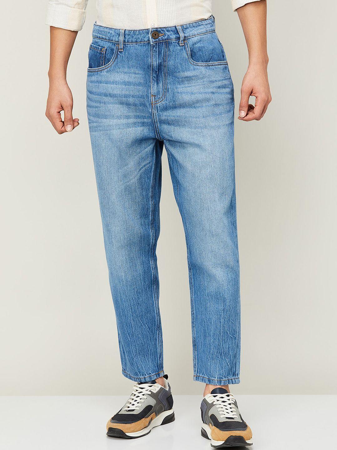 forca men mid-rise heavy fade jeans