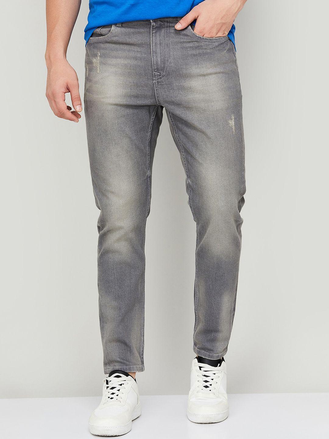 forca men mildly distressed heavy fade cotton jeans