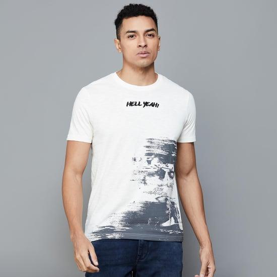 forca men printed regular fit t-shirt