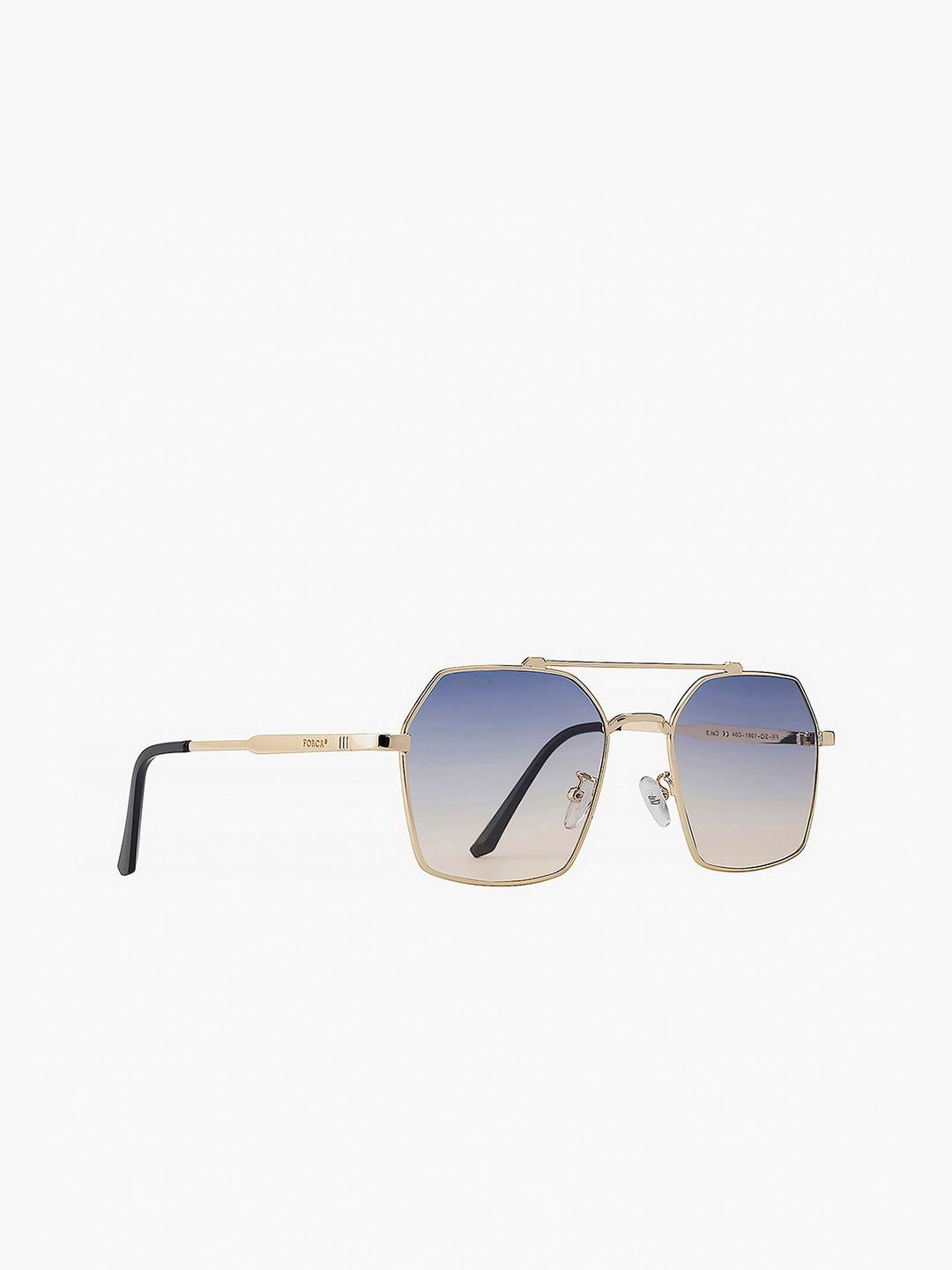 forca men square sunglasses with uv protected lens