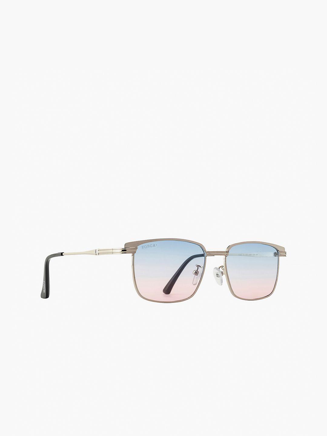 forca men square sunglasses with uv protected lens